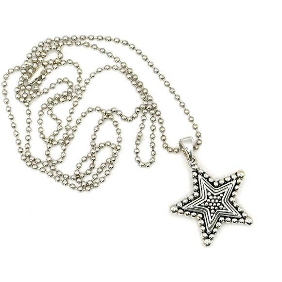 Lagos Rare Wonders Sterling Silver Star Pendant Necklace - Picture 2 of 10